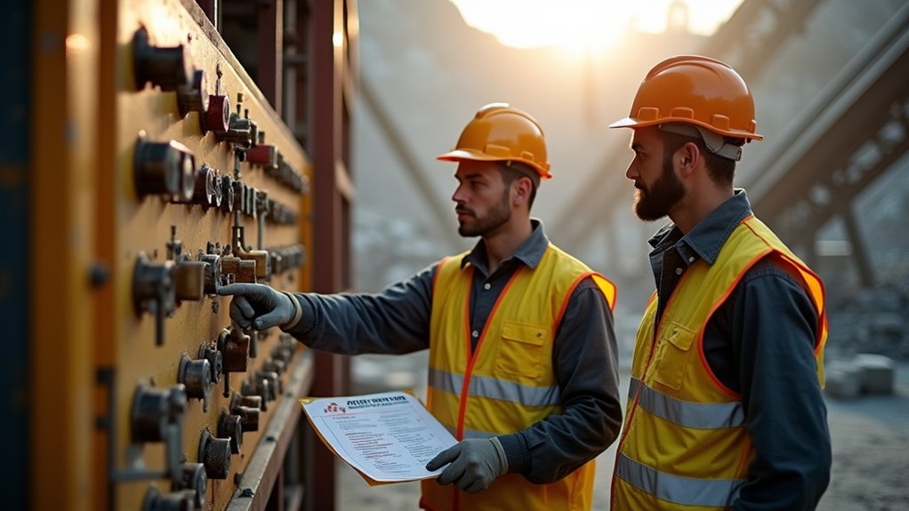 daily quarry crusher maintenance